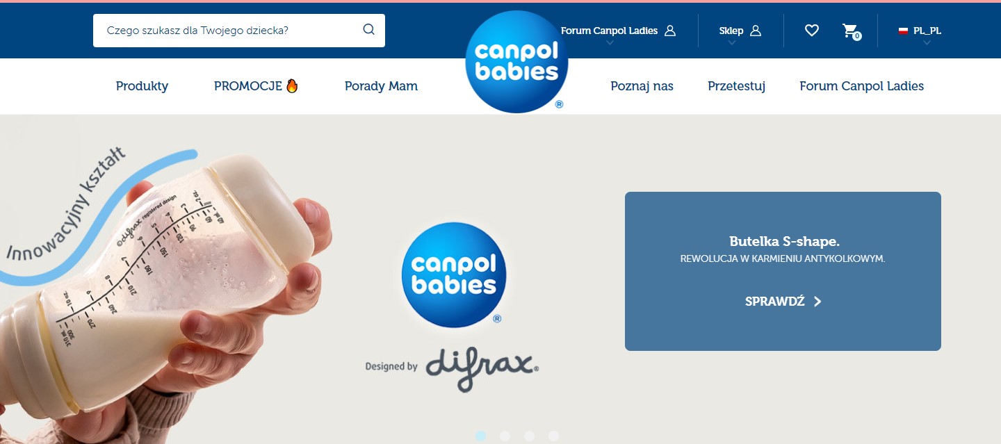 Screen strony Canpol Babies
