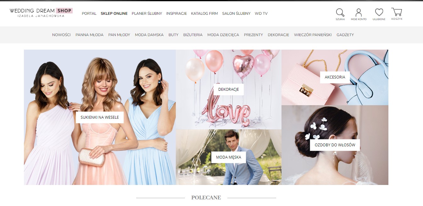 Screen strony Wedding Dream